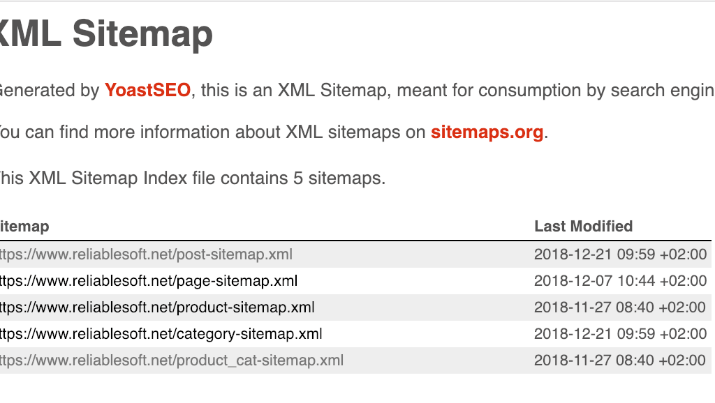 تحسين ملف XML Sitemap